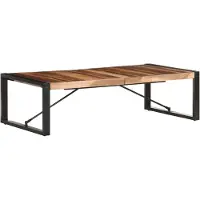 Prolenta Maison Exclusive - Table basse 140 x 70 x 40 cm en bois massif