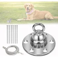OEM Tapis pour chien pivotant à 360 degrés à 6 maillons - pour le jardin, l'extérieur et le camping - capacité de charge de 1 500 N