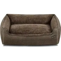 OEM Lit de luxe pour chien en simili cuir souple