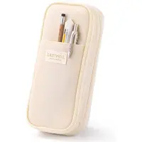 OEM Trousse de grande capacité pour adolescents, couleur crème
