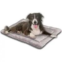 Markenlos Coussin pour chien en matière douce et hypoallergénique, dimensions 80 x 60 cm, antidérapant, lavable à 40 °C, avec une housse en tissu doux et moelleux, adapté aux chiens de taille moyenne