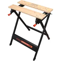 Famanu Établi réglable avec pinces et pieds antidérapants - Idéal pour les projets de bricolage