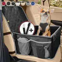 OEM Siège pour chien imperméable, avec parois latérales renforcées et 5 sangles, adapté aux sièges passager et conducteur