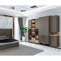 AEA Armoire luxueuse avec miroir, fabriquée dans un matériau de grande qualité