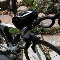 OEM Sacoche de vélo pour guidon - Résistante aux intempéries et multifonctionnelle, avec bandoulière réglable