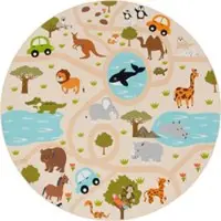 Tapis.fr Tapis pour enfants Bini multicolore 160 cm rond