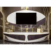 JVmoebel Meuble TV élégant pour le salon, meuble bas pour chaîne hi-fi, meuble TV de luxe