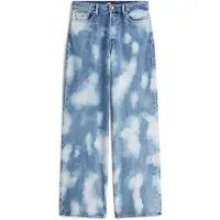Tommy Hilfiger Jean 'Claire -dye High Rise Wide Leg' bleu ciel / bleu denim / blanc