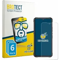 BROTECT Protection Clair (6 pcs, Cubot King Kong 3), Téléphone portable : film de protection, Transparent