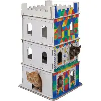 Relaxdays Château chat (Chat)
