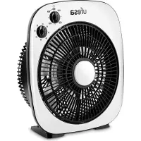 OEM Ventilateur électrique de table à 3 vitesses avec minuterie - 50 W, 25 cm de diamètre, 6 pales