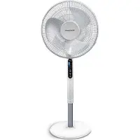 OEM Ventilateur sur pied électrique à 5 vitesses avec minuterie - HSF600W - Angle d'oscillation de 70° - Réglage en hauteur - Télécommande