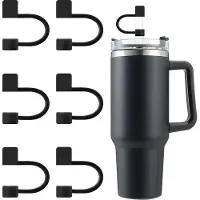 OEM Couvercles en silicone pour gobelets de 40 oz/30 oz - 6-11 mm - noir.