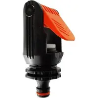 OEM Adaptateur universel pour tuyau de cuisine et de jardin - Noir/orange - Installation facile - Matériau durable