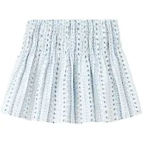 MANGO TEENS Jupe 'BLAUF' bleu clair / bleu foncé / blanc