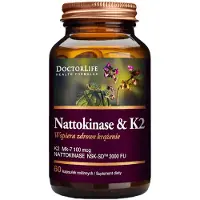 Doctor Life Nattokinase & K2, nattokinase + vitamine K, 60 gélules