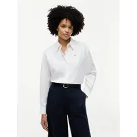 Tommy Hilfiger Chemisier 'Boxy Fit' blanc