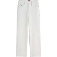 Tommy Hilfiger Jean 'High Rise Slim Straight White' blanc