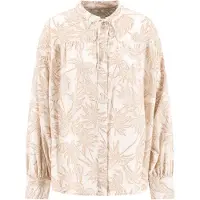 Fynch&Hatton 26051456 Long Sleeve Shirt Beige 40 Femme