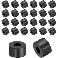 Markenlos 36 joints en caoutchouc, diamètre extérieur de 25 mm, diamètre intérieur de 10 mm, hauteur de 15 mm, supports antivibrations ronds pour accessoires automobiles