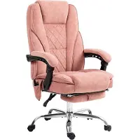 Youjia Chaise de bureau avec massage par vibrations, chaise de bureau avec fonction d'inclinaison, chauffage, chaise pivotante réglable en hauteur avec repose-pieds, télécommande, poche latérale
