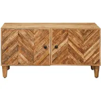 vidaXL Table basse marron 80 x 50 x 40 cm bois massif mangue