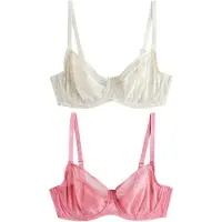 Next Soutien-gorge écru / jaune pastel / pitaya / blanc
