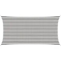 vidaXL Voile D'ombre Gris Clair Et Blanc 2,5 X 5 M Hdpe