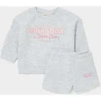 Pink Soda Sport Ensemble sweat/Short Holiday Fille Bébé - Gris, Gris