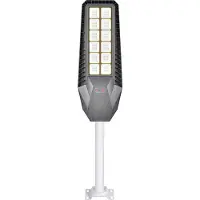 Avizar , lampe solaire LED 18 W avec détecteur de mouvement et batterie 20 000 mAh, noir