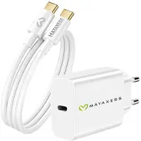 Avizar Mayaxess, bloc d'alimentation 20 W pour Magic 8 Pro + câble USB-C de 1 m, blanc