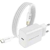 Avizar Mayaxess, chargeur 20 W pour Galaxy Z Flip 4 + câble USB-C de 1 m, blanc