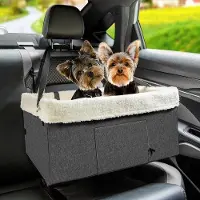 OEM Siège auto pour petits chiens, siège surélevé pour chiens, siège auto pour chiots, siège offrant une bonne visibilité au chien, siège auto pour les sièges avant et arrière
