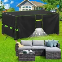 OEM Pavillon de jardin imperméable avec revêtement respirant - 1 pièce - Oxford 420D - 200 x 90 x 75 cm.