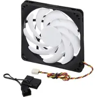 OEM Ventilateur haute performance de 120 mm, noir et blanc - SST-FN123 - Série FN, silencieux et fin