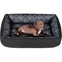 OEM Lit pour chien - Coin de repos pour chien - Coussin lavable pour chien - Banquette pour chien - Mannequin pour chien - Caniche L