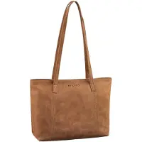 OEM Grand sac cabas en cuir pour femme, grand sac cabas en cuir, sac en cuir vintage, sac en cuir véritable avec fermeture à glissière pour toutes les occasions, couleur : marron Taranto