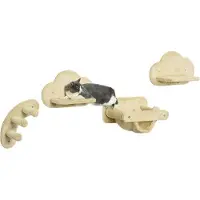OEM Structure d'escalade pour animaux de compagnie avec passerelle, balançoire et éléments d'escalade - Idéale pour l'exercice physique et la détente.