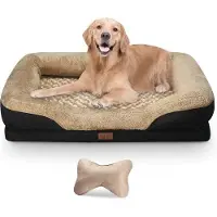 OEM Lit d'appoint confortable pour chien en coussin Traumkissen, avec jouets et accessoires, modèle L, 108 x 81 x 22 cm