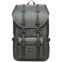 OEM Grande valise pour hommes et femmes avec compartiment pour ordinateur portable 15 pouces, idéale pour les études, l'université, les vacances et la randonnée, 22 litres, verte