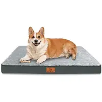 OEM Lit géant pour grands chiens - matelas pour chien protecteur et respirant avec housse amovible, M (76 x 50 x 8 cm)