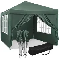 OEM Tente de fête robuste de 3 x 3 m - Toit de tente lumineux et imperméable, idéal pour l'extérieur et les voyages