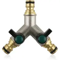 OEM Raccords multiples polyvalents pour tuyaux d'arrosage, avec raccordement rapide et robinets à boisseau sphérique