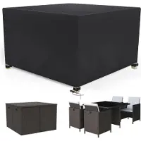 OEM Housses pour meubles de jardin Tuinkubus - imperméables et résistantes aux déchirures - 1 pièce - 600D Heavy Duty - 126 x 126 x 74 cm