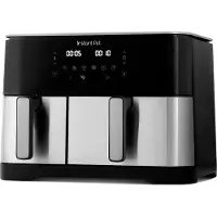 Instant Pot 140-0003-01-EU, Friteuse à air, 11 litres, Double, Acier inoxydable, Commandes tactiles, Autonome