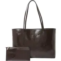 Calvin Klein Cabas 'Foil Logo Glossy Tote With' chocolat