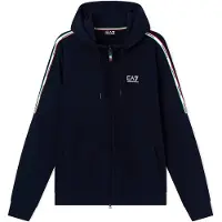 Emporio Armani pour homme. 7M001863_AF12660 Sweat à capuche en maille Italian Spirit marine (M), Casuel, Sport, Jaune, Coton
