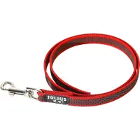 Julius-K9 K9 C&G line, rød/grå 20mm/1m u/håndt