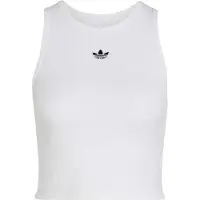 Adidas Originals Essentials Rib Sleeveless T-shirt Blanc M Femme