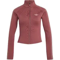 Adidas Originals Sst 2.0 Fitted Track Full Zip Sweatshirt Rose L Femme